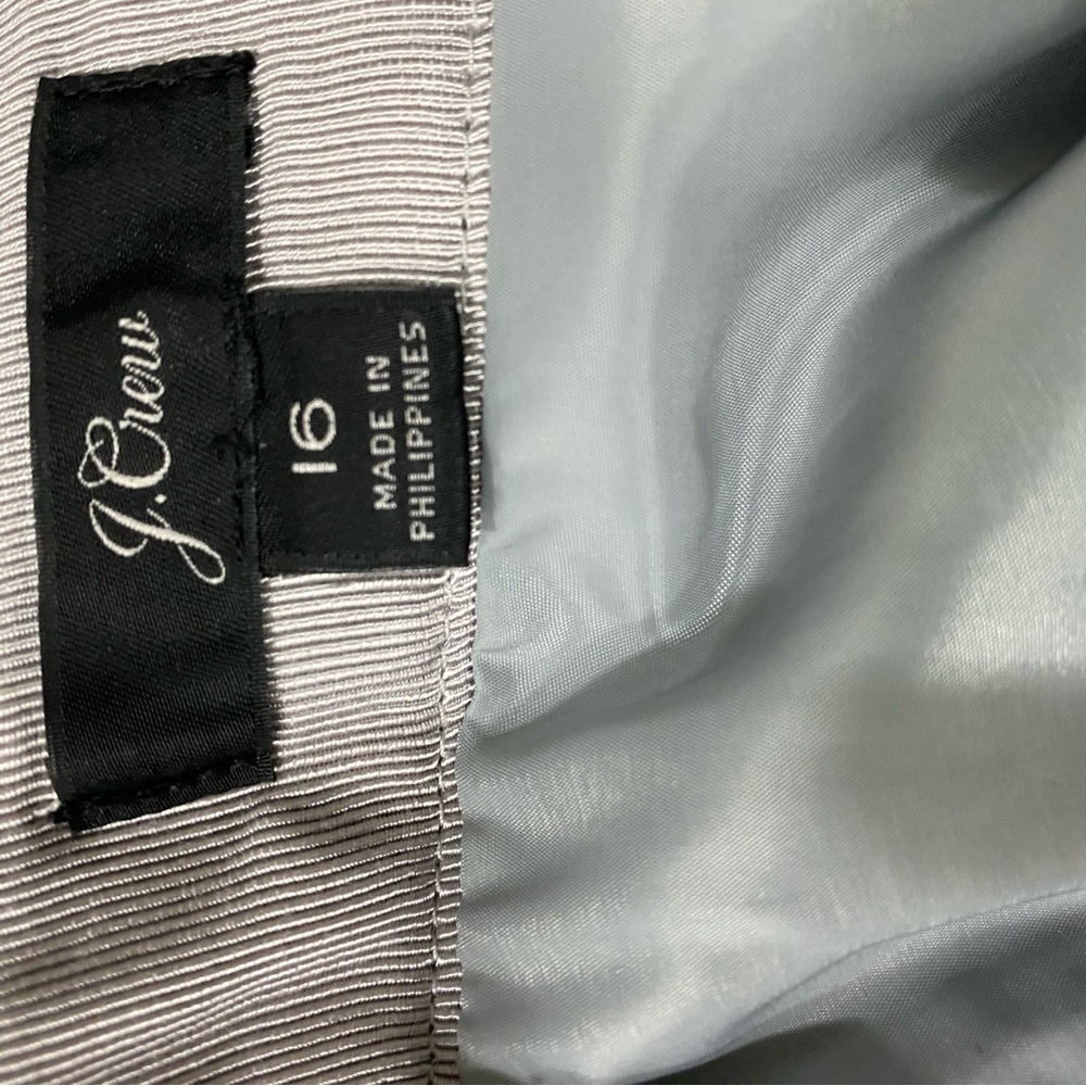 J. Crew Elegant‎ Gray 100% Wool Women's Skirt - Picture 5 of 6